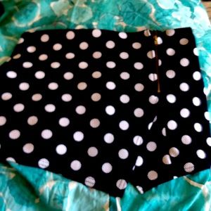 2/$15 polka dot skort
